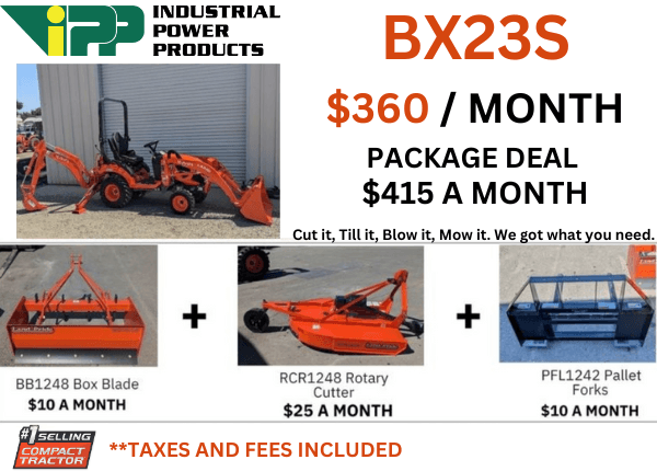 **Kubota BX23S Tractor Package Deal**